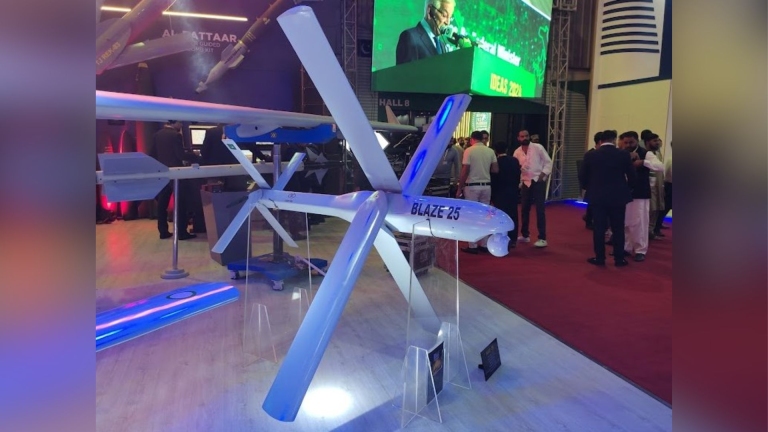 Photo of the GIDS Blaze 25 loitering munition.