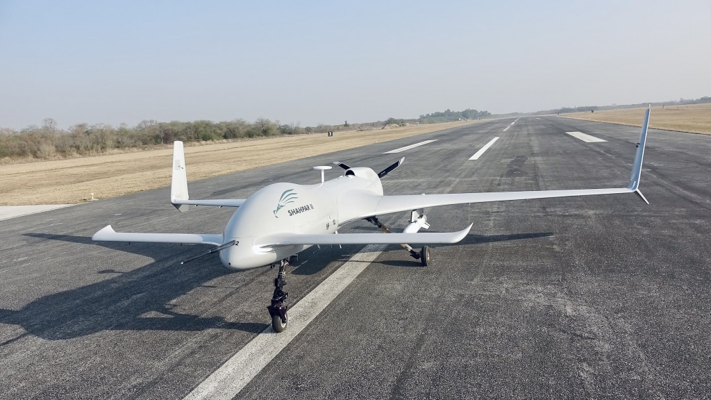 Photo of the NESCOM/GIDS Shahpar-2 Drone.