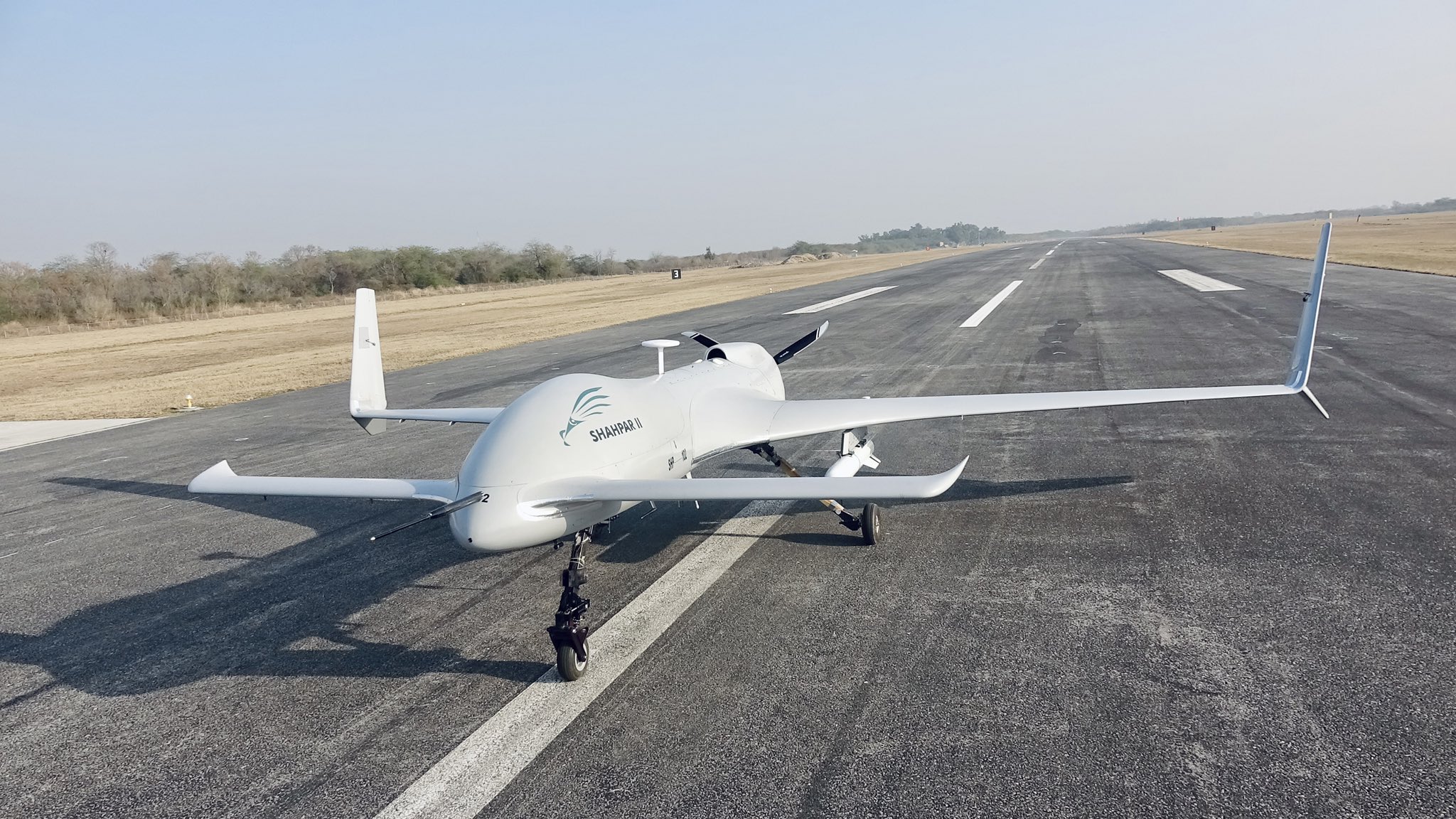 Photo of the NESCOM/GIDS Shahpar-2 Drone.